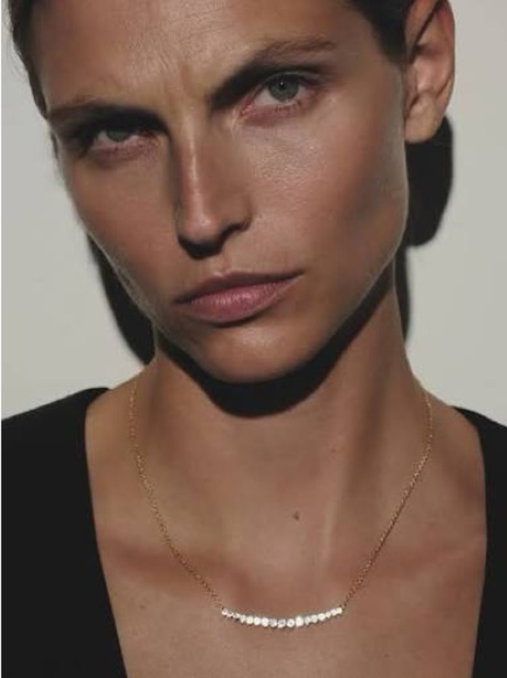 Dorsey Gold Curve Necklace